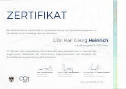 ÖQMed certificate quality assurance regulation 2018